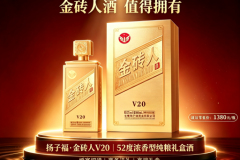 扬子福金砖人 V20典藏白酒：价格背后的纯粮品质与透明之道